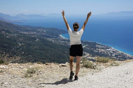 On our way to Himarë, we took the Llogara pass route. The views were amazing!