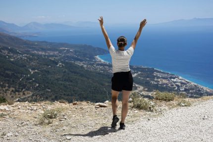 On our way to Himarë, we took the Llogara pass route. The views were amazing!