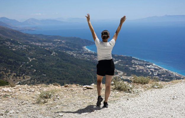 On our way to Himarë, we took the Llogara pass route. The views were amazing!
