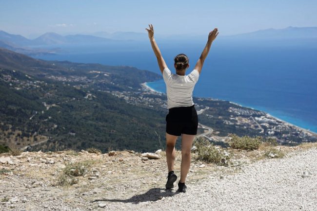 On our way to Himarë, we took the Llogara pass route. The views were amazing!