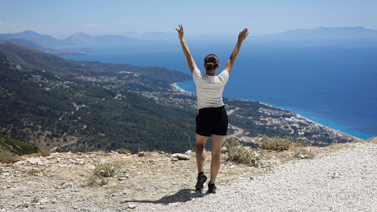 On our way to Himarë, we took the Llogara pass route. The views were amazing!